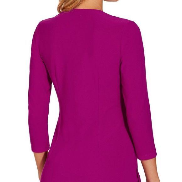 Keyhole Wrinkle Resistant Women's Top - Picture 3 of 3